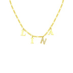 TREM NAMENS BUCHSTABEN CHOCKER aus 925 Silber - Hochwertiger Schmuck - AURIME