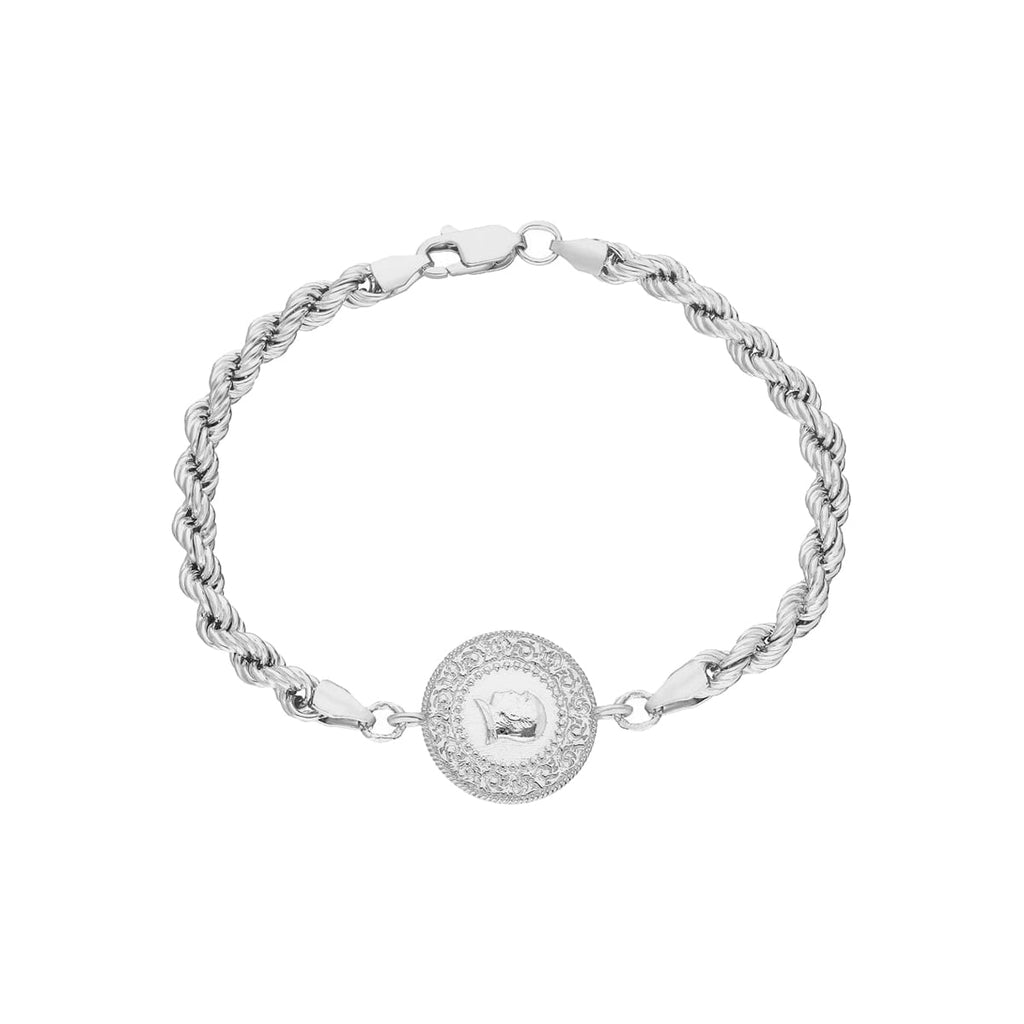 WIRBEL CEYREK ARMBAND BASIC aus 925 Silber - Eleganter Armband - AURIME