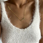 2`ER ARABISCHE NAMENSKETTE | 925 SILBER