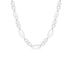 HERREN PLATTENKETTE aus 925 Silber - Eleganter Halskette - AURIME