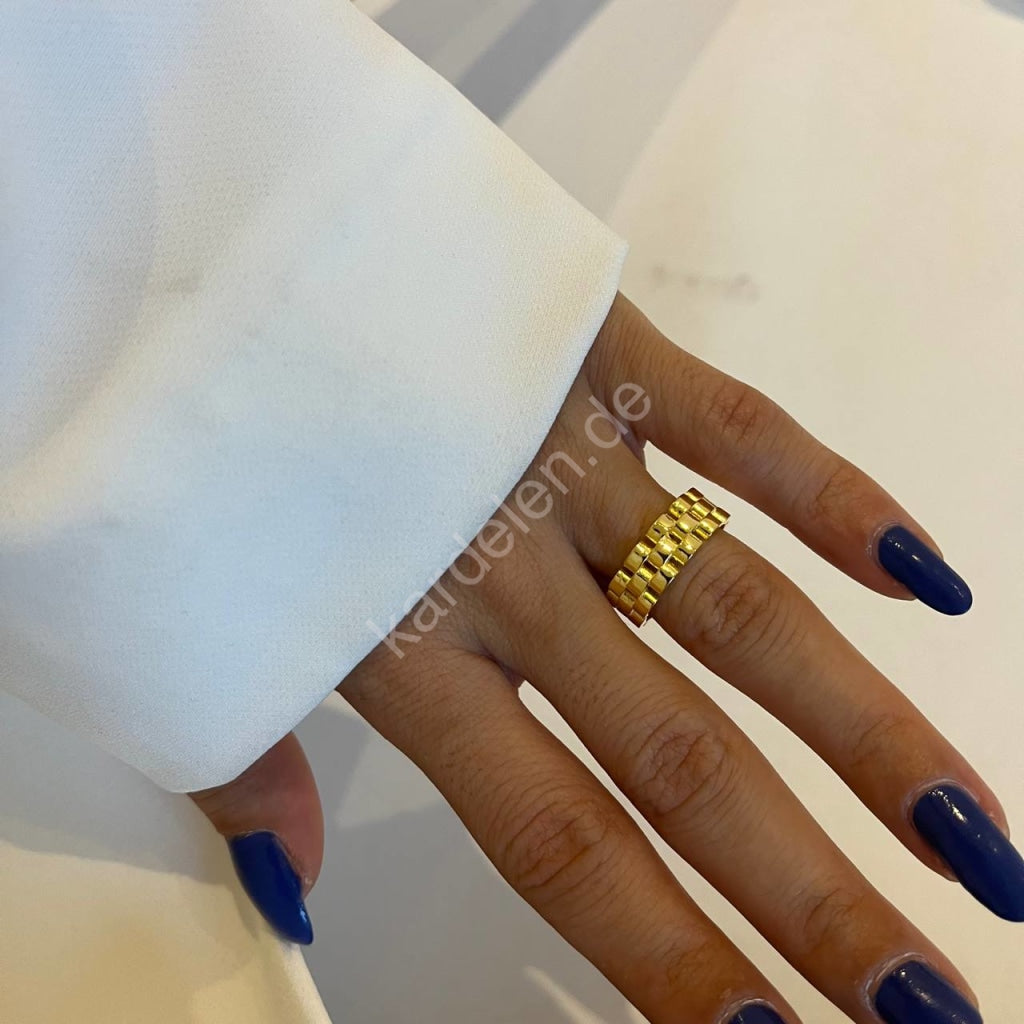 BRICKET RING aus 925 Silber - Eleganter Ring - AURIME