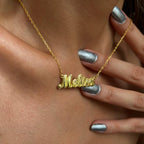 GLITTERY NAME NECKLACE aus 925 Silber - Hochwertiger Schmuck - AURIME