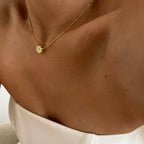MINIMAL DAISY HALSKETTE aus 925 Silber - Eleganter Halskette - AURIME