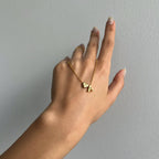 HEART & LETTER NECKLACE aus 925 Silber - Hochwertiger Schmuck - AURIME