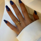 LETTER DIAMOND RING aus 925 Silber - Eleganter Ring - AURIME