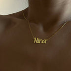 NAMENSKETTE CUTIE KIDS aus 925 Silber - Eleganter Halskette - AURIME