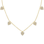 HERZ CHOCKER KETTE aus 925 Silber - Eleganter Halskette - AURIME
