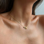 HEART & LETTER NECKLACE aus 925 Silber - Hochwertiger Schmuck - AURIME