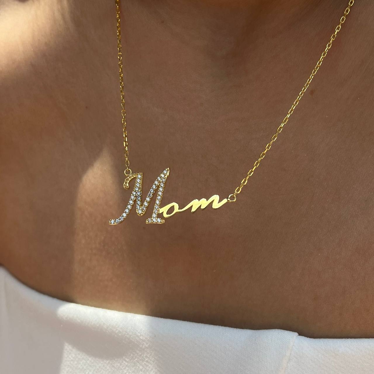 MOM HALSKETTE aus 925 Silber - Eleganter Halskette - AURIME