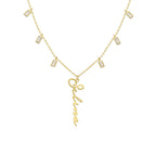 BAGUETTE CHARM SIGNATUR aus 925 Silber - Hochwertiger Schmuck - AURIME