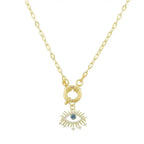 MIYA AUGE HALSKETTE aus 925 Silber - Eleganter Halskette - AURIME