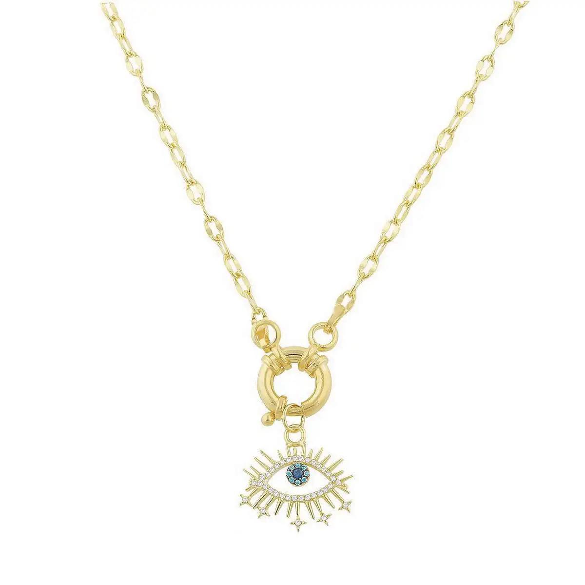 MIYA AUGE HALSKETTE aus 925 Silber - Eleganter Halskette - AURIME