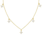 CELIA FLOWER NECKLACE aus 925 Silber - Hochwertiger Schmuck - AURIME