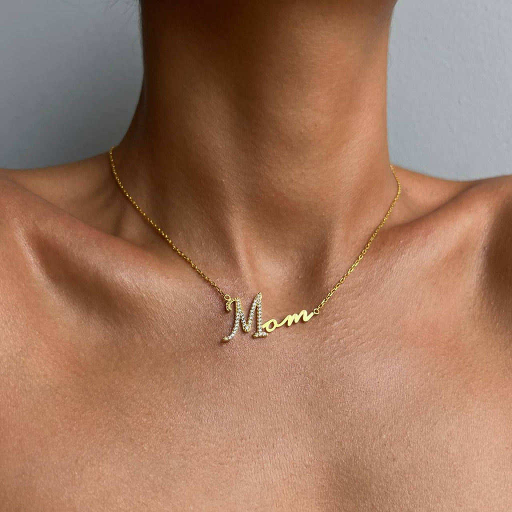 MOM HALSKETTE aus 925 Silber - Eleganter Halskette - AURIME