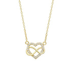 INFINITY LOVE HALSKETTE LIMITIERT aus 925 Silber - Eleganter Halskette - AURIME