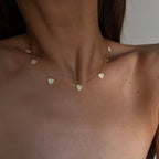 HERZ CHOCKER KETTE aus 925 Silber - Eleganter Halskette - AURIME