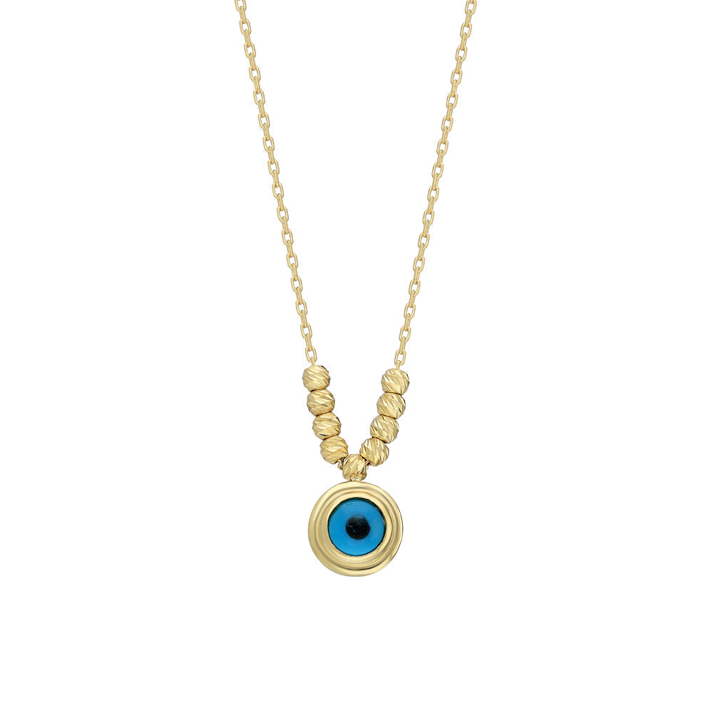 NAZAR HALSKETTE MIT BALL aus 925 Silber - Eleganter Halskette - AURIME