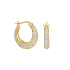 HAYLIE ZIRKONIA OHRRINGE aus 925 Silber - Eleganter Ohrringe - AURIME