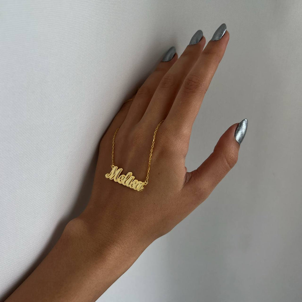 GLITTERY NAME NECKLACE aus 925 Silber - Hochwertiger Schmuck - AURIME