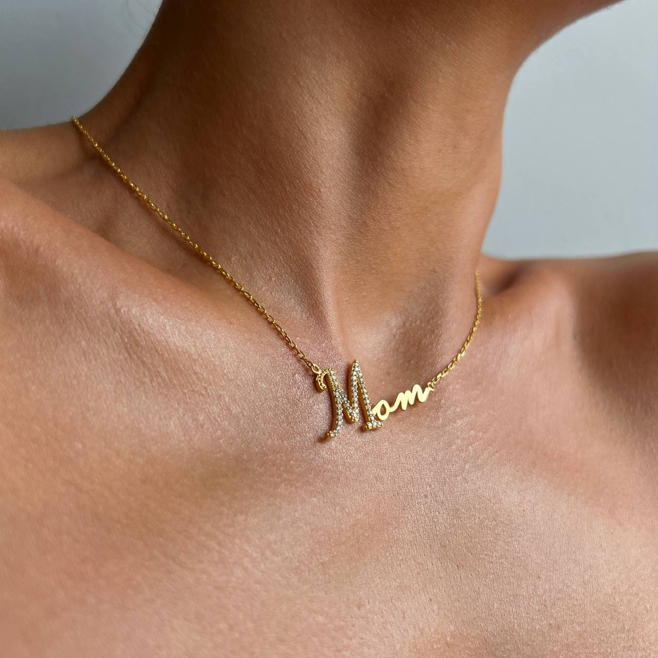 MOM HALSKETTE aus 925 Silber - Eleganter Halskette - AURIME