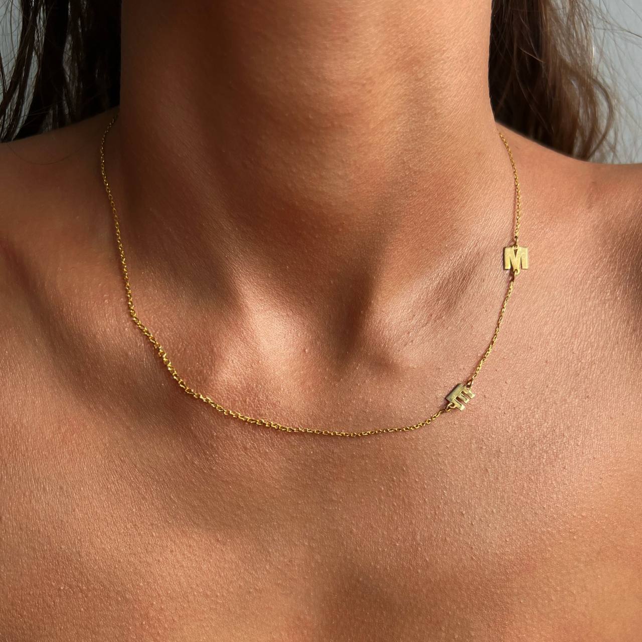 2-PIECE INITIAL NECKLACE | 925 SILVER 