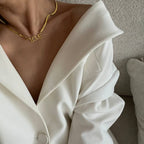 SCHLANGEN NAMENSKETTE aus 925 Silber - Eleganter Halskette - AURIME