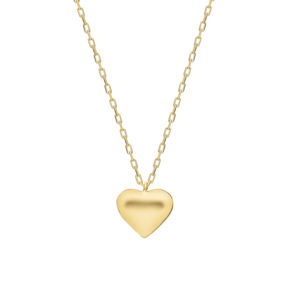 VOLL HERZ KETTE aus 925 Silber - Eleganter Halskette - AURIME