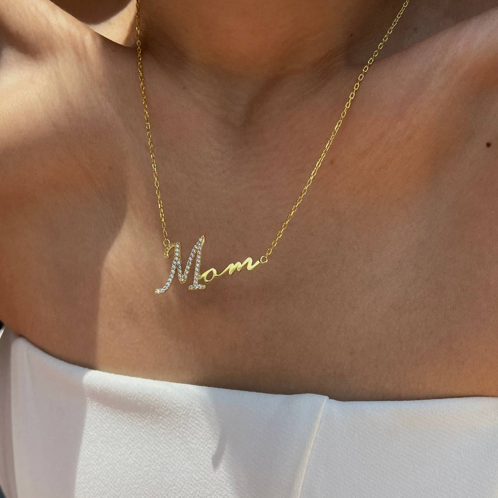 MOM HALSKETTE aus 925 Silber - Eleganter Halskette - AURIME