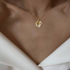 MOM HALSKETTE ZIRKONIA aus 925 Silber - Eleganter Halskette - AURIME