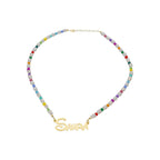 HALSKETTE PEARL FOR KIDS MIT NAMEN aus 925 Silber - Eleganter Halskette - AURIME