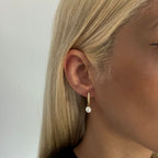 PEARL ZIRKONIA OHRRING aus 925 Silber - Eleganter Ohrringe - AURIME
