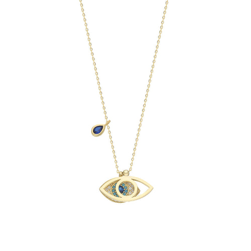 AUGENKETTE CRYSTAL HALSKETTE (8500931789143)