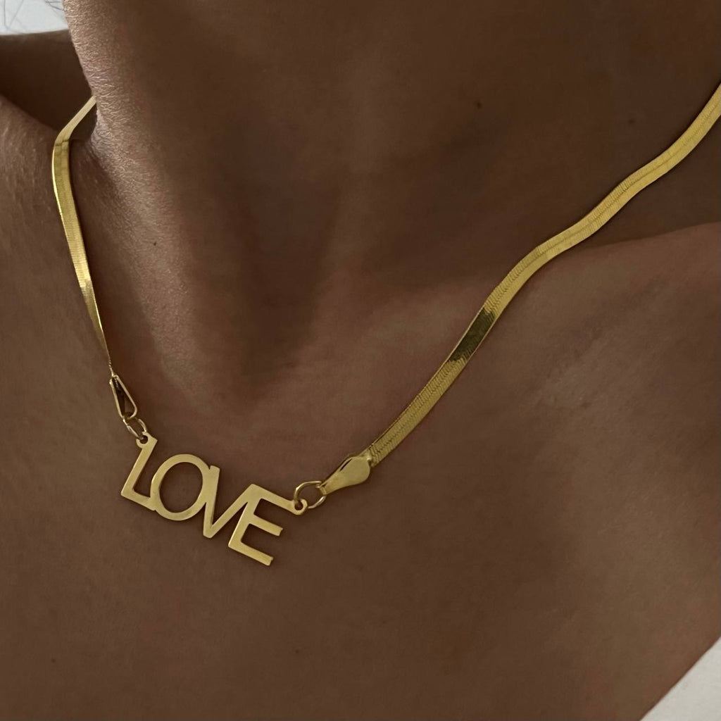 SCHLANGEN NAMENSKETTE aus 925 Silber - Eleganter Halskette - AURIME