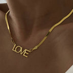 SCHLANGEN NAMENSKETTE aus 925 Silber - Eleganter Halskette - AURIME