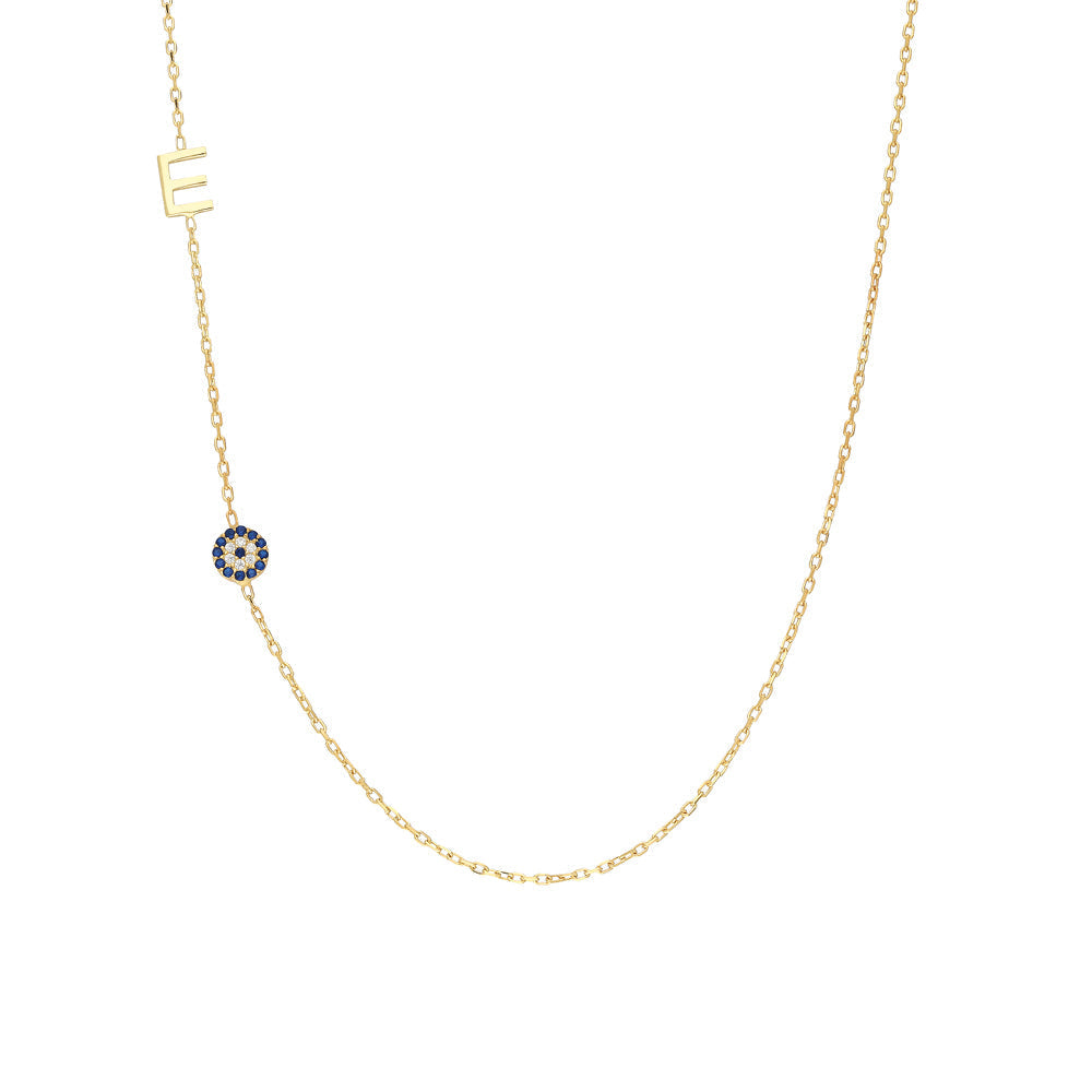 LETTER X NAZAR NECKLACE aus 925 Silber - Hochwertiger Schmuck - AURIME