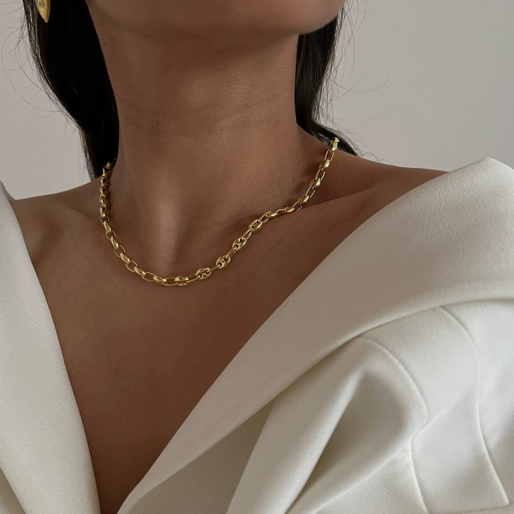 WHISPERING HALSKETTE aus 925 Silber - Eleganter Halskette - AURIME