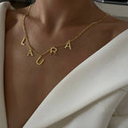 CHOCKER NAMENSKETTE aus 925 Silber - Eleganter Halskette - AURIME