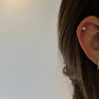 ZIRKONIA PIERCING aus 925 Silber - Hochwertiger Schmuck - AURIME