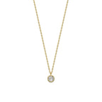 MINI ZIRKONIA KETTE aus 925 Silber - Eleganter Halskette - AURIME