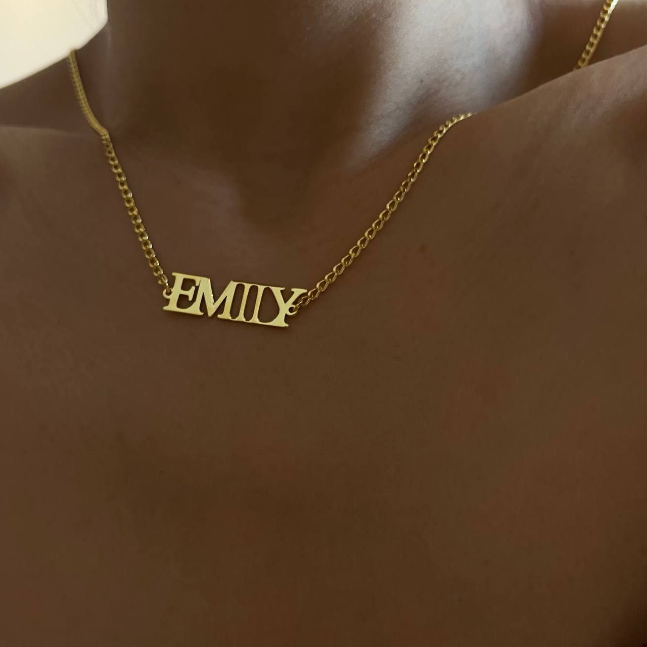 GOURMET NAMENSKETTE aus 925 Silber - Eleganter Halskette - AURIME