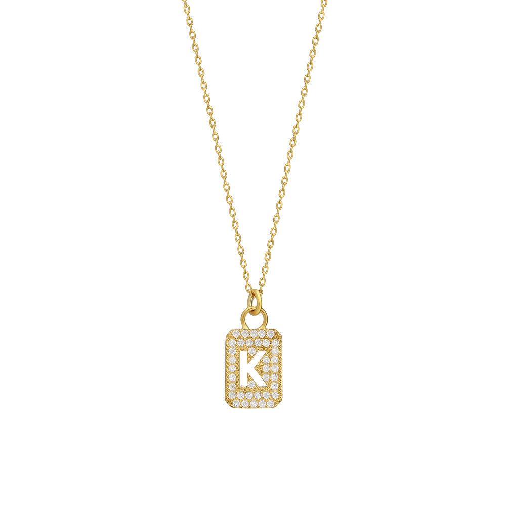 SHINE LETTER HALSKETTE aus 925 Silber - Eleganter Halskette - AURIME