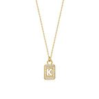 SHINE LETTER HALSKETTE aus 925 Silber - Eleganter Halskette - AURIME