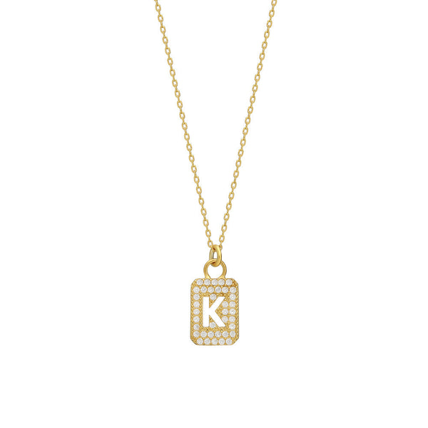 SHINE LETTER HALSKETTE aus 925 Silber - Eleganter Halskette - AURIME