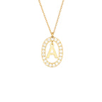 Oval Buchstaben Kette (7067009646637)