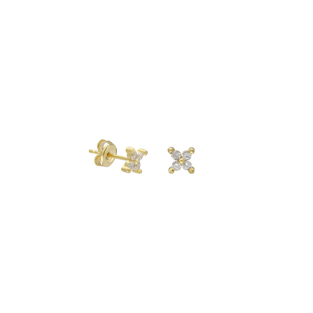 CELIA FLOWER OHRSTECKER aus 925 Silber - Hochwertiger Schmuck - AURIME