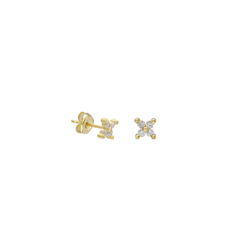 Aurime CELIA FLOWER Ohrstecker aus 925 Silber mit blumenförmigem Design, elegante Damen-Schmuckstücke