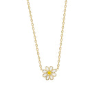 MINIMAL DAISY HALSKETTE aus 925 Silber - Eleganter Halskette - AURIME