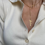 SIGNATUR NAMENSKETTE SELDOM aus 925 Silber - Eleganter Halskette - AURIME