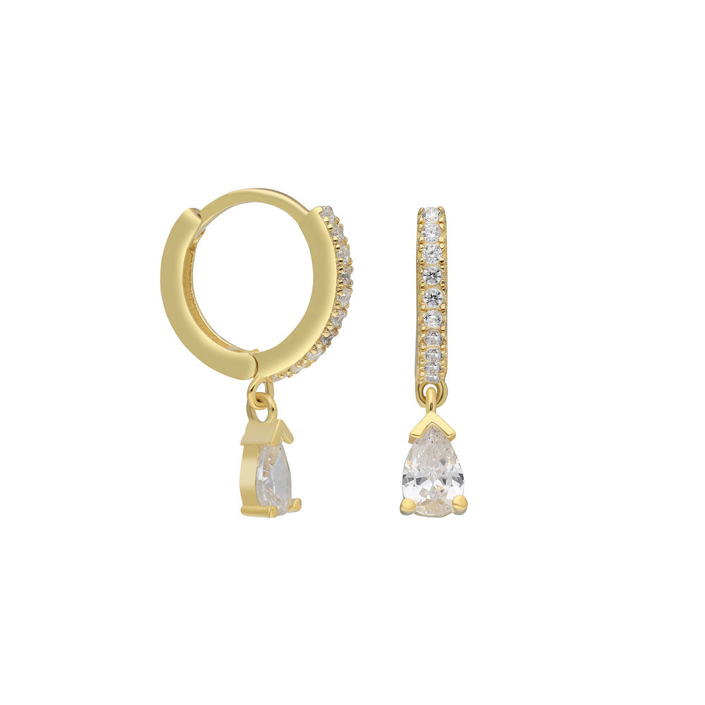 DROP STONE OHRRING aus 925 Silber - Eleganter Ohrringe - AURIME