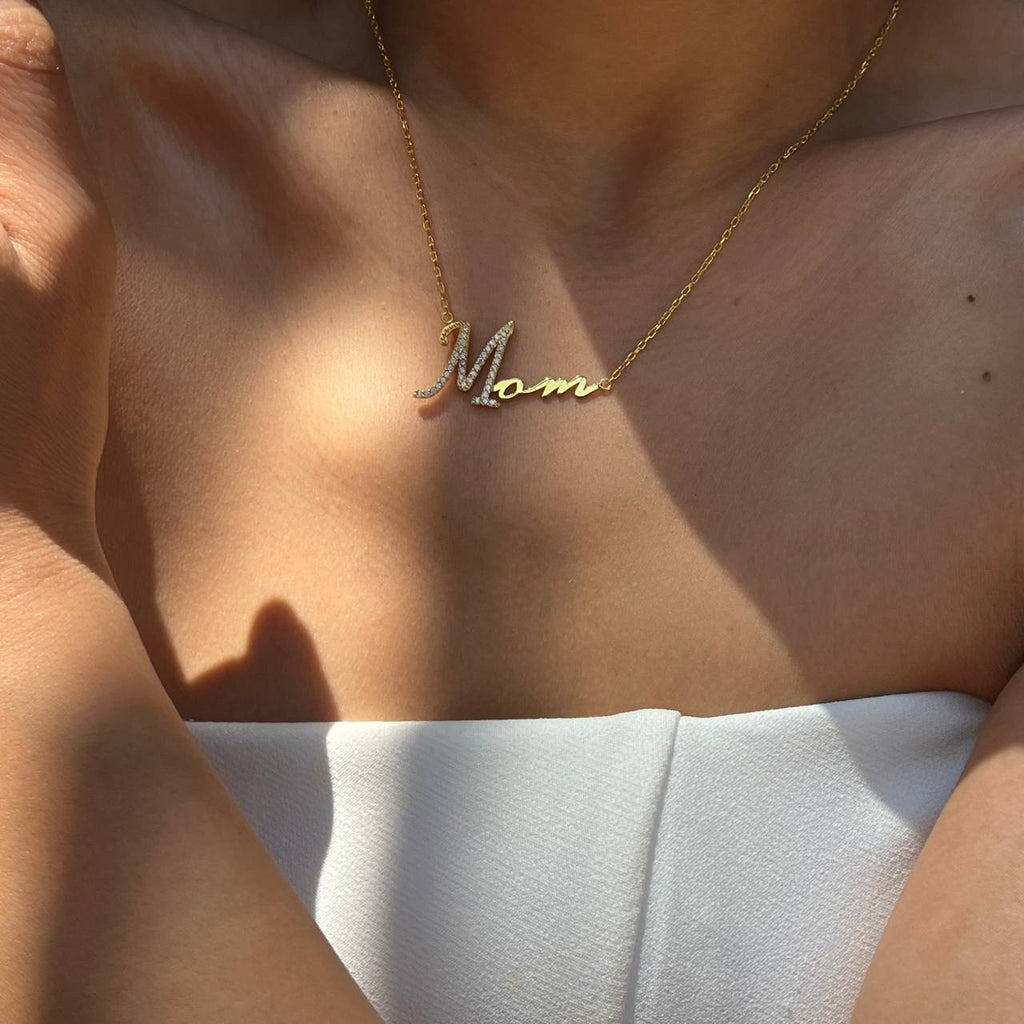 MOM HALSKETTE aus 925 Silber - Eleganter Halskette - AURIME